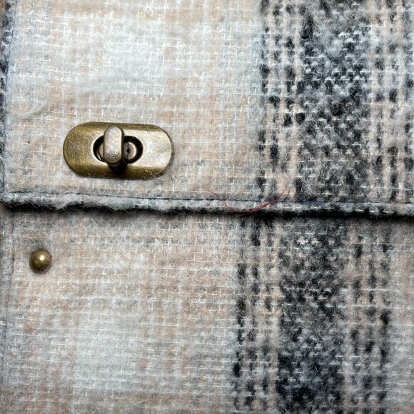 Anthropologie Schuler & Sons‎ Philadelphia Plaid Clutch Bag Purse - Picture 5 of 8